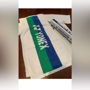 Yonex‎ Sports Towel Badminton Tennis Sports White Cotton 100%
